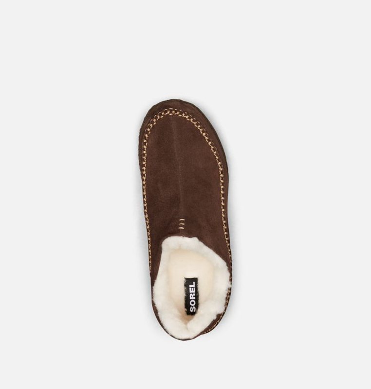 Mens Slippers Brown - Sorel Manawan™ II - 621-CMULJZ